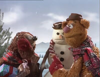 Rowlf with Fozzie in A Muppet Family Christmas.