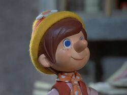 Pinocchio as he appears in the special.