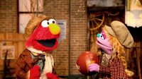 By letting Smudge play with Elmo's ball, Elmo spreads kindness.