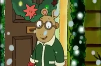 Arthur wishing the viewers a Happy Holidays at the end of the show.