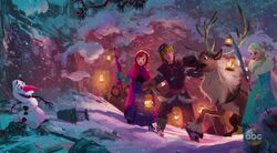 Olaf's Frozen Adventure Concept art