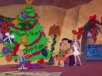 "Stoney, gee, I don't know what to say. That's the nicest pine we've ever had in this house."