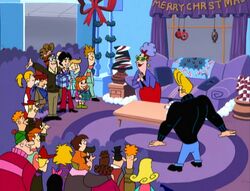 Johnny Bravo Christmas group shot