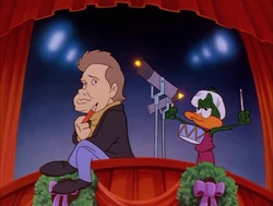 Plucky with William Shatner