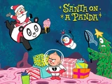 Santa on a Panda