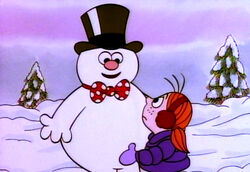 Holly meets Frosty