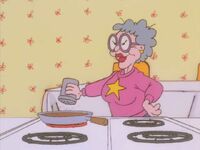 Grandma puts chili powder in the gravy