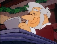 Barney as Fezziwig.