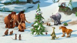 Ice Age Christmas group shot