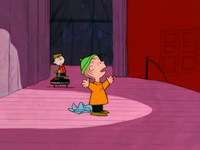 Linus makes his speech.