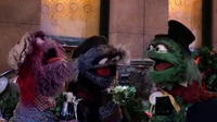 Oscar and the grouches celebrate another grouchy Christmas.