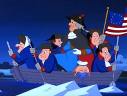 George Washington crossing the Delaware