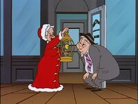 Granny introduces Willie to Tweety.