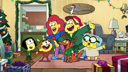 Big City Greens Christmas group shot