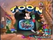 Toon Disney's original logo (used from 1998-2002), featuring Mickey Mouse.