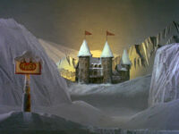 Kris builds his workshop castle at the North Pole.