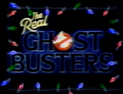 Real Ghostbusters Christmas logo