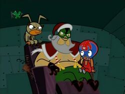 Rikochet and the Flea meet Rudo Claus