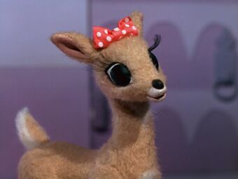 rudolph's girlfriend clarice stuffed animal