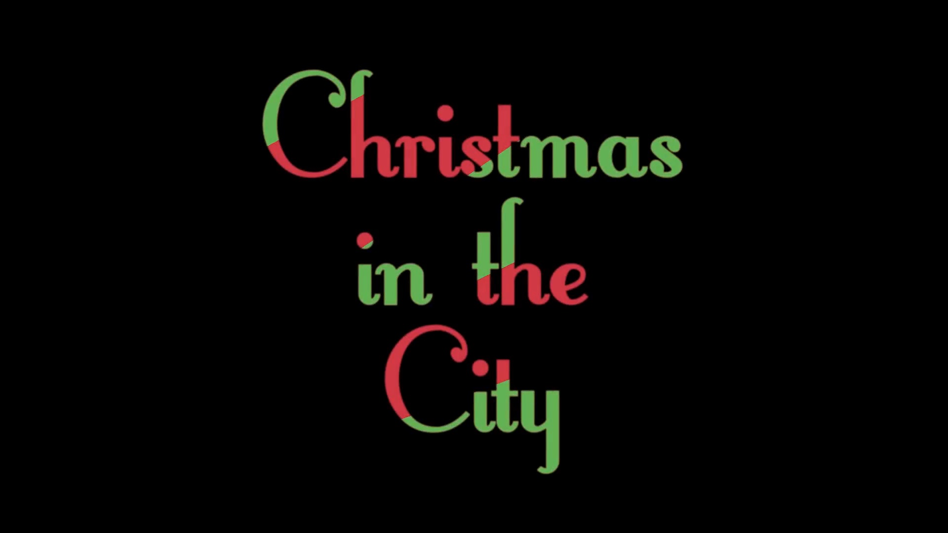 Christmas in 2024 the city