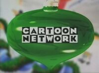 The original Cartoon Network (used from 1992-2004) logo in a Christmas ornament.