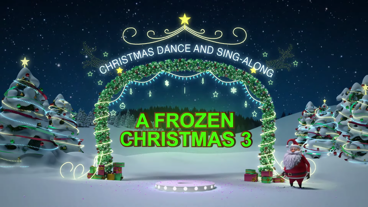 Christmas Dance and SingAlong A Frozen Christmas 3 Christmas