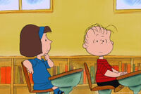 Linus with Lydia in Charlie Brown's Christmas Tales