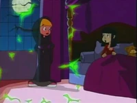 Sabrina as the Ghost of Christmas Future