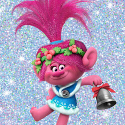 Trolls Hairy Holiday Christmas Stocking 19 Poppy Dream Works Movie New