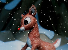 Rudolph sadly asks why he doesn't fit in
