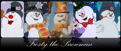 Frosty the Snowman through years