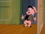 Porky as Bob Cratchit