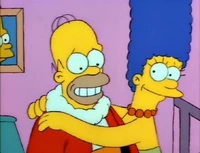 "[The dog's name is] Number 8. I mean, Santa's Little Helper."