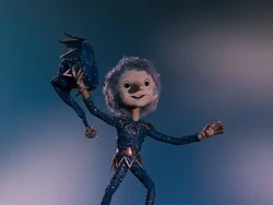 Jack Frost as he appears in Rudolph and Frosty's Christmas in July.