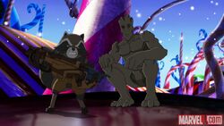 Rocket and Groot in Frost Fight.jpg