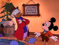 Scrooge promotes Bob to be his new partner.