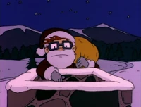 Chas goes down the chimney...