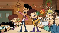 Luna and Shane singing "I Just Want My Family on Christmas Day".