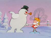 Frosty explains that he'll melt as the temperature goes up.