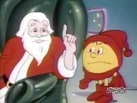 Christmas-comes-to-pac-land-09-461x346.jpg (32 KB) As he recovers in Pac-Man's house, Santa realizes he lost his bag of toys.