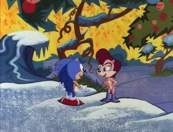 Sonic talking with Sally