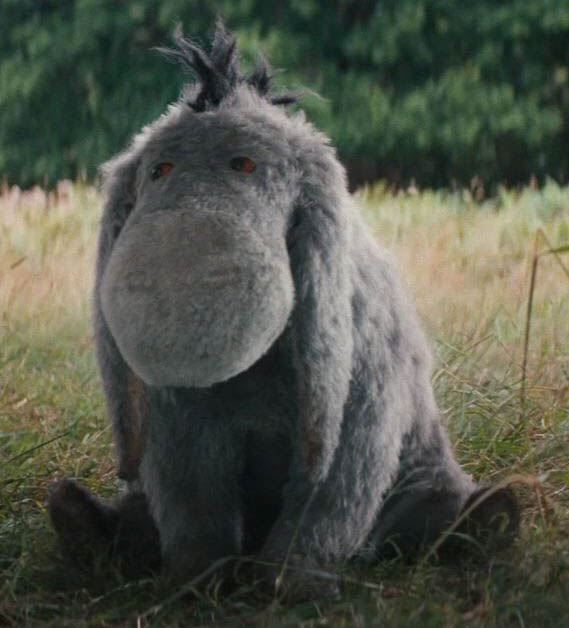 christopher robin stuffed eeyore