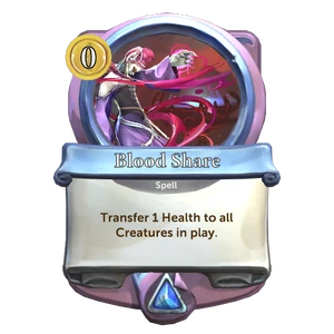Vanescula Blood Share