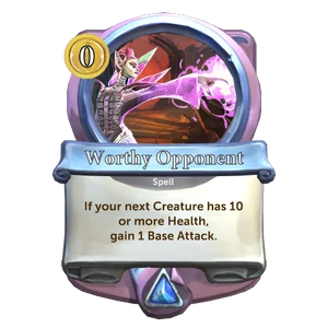 Vanescula Worthy Opponent