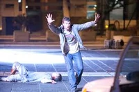 Matt in the battle with Andrew