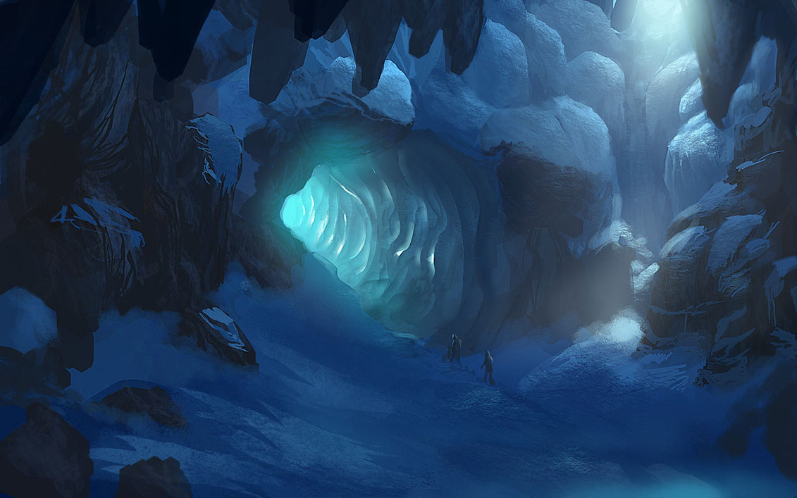 Glowing Cave by Percserval on DeviantArt