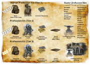 Professions list from Kickstarter image provided by Soulbound Studios