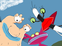 Ickis krumm and oblina