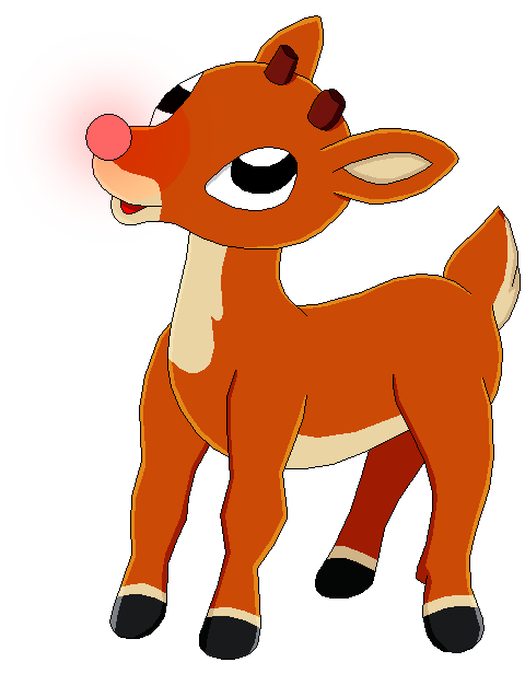 rudolph reindeer cartoon