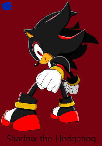 shadow the hedgehog and c-3po, accurate fusion), (centered in the middle),  (accurate eyes accurate face), photorealistic, fine details, ultra sharpness